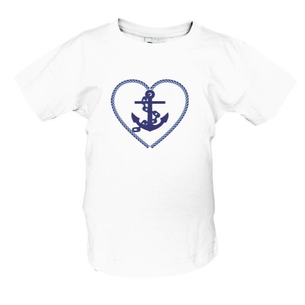 Tričko s potlačou LOVE námořnické