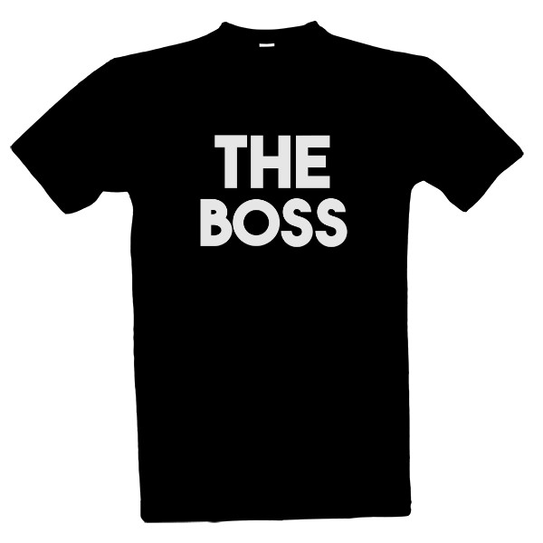 Tričko s potiskem The Boss (pro něj)